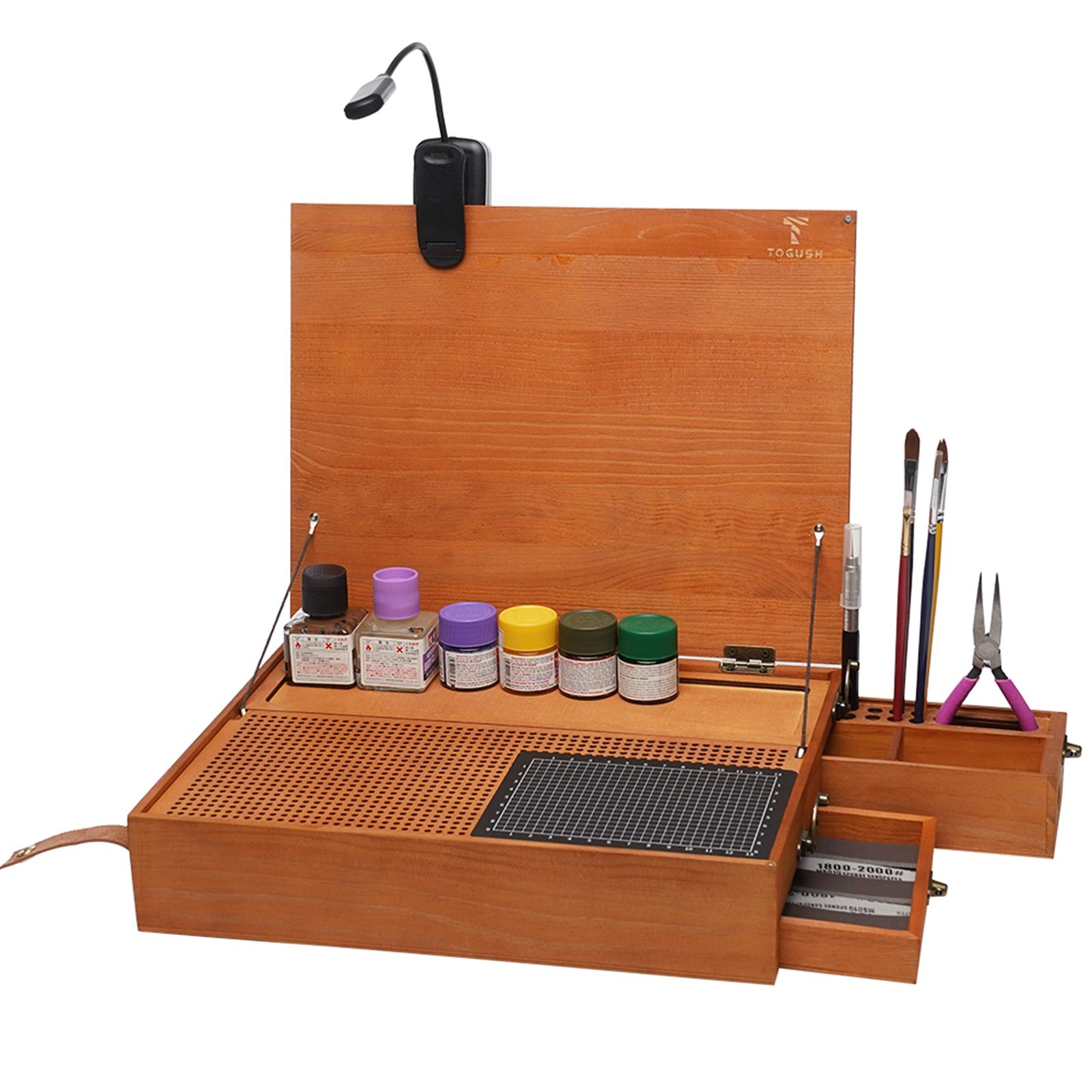 Model Kit Runner Organizer - Hobby Work Table for Model Building,