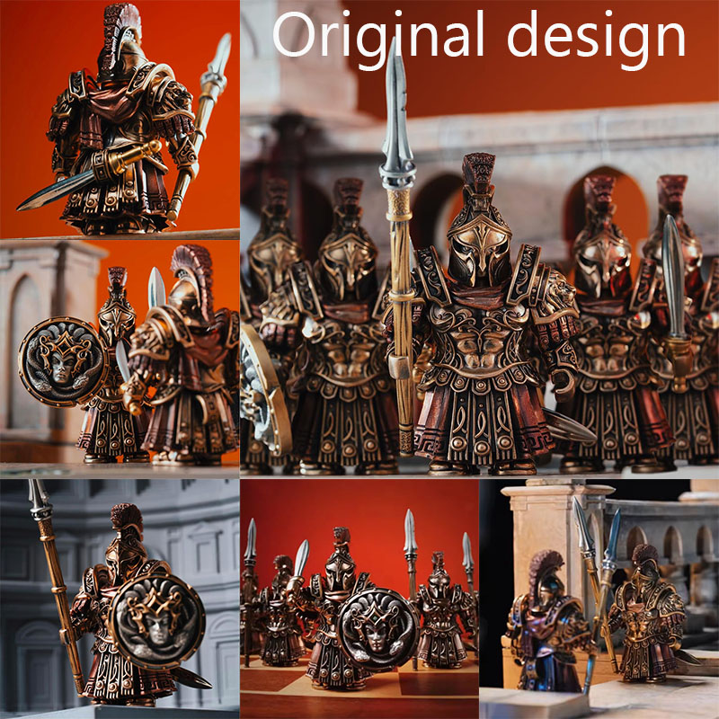 Model Kit Lego - Original Design European Greek Spartan Commander
