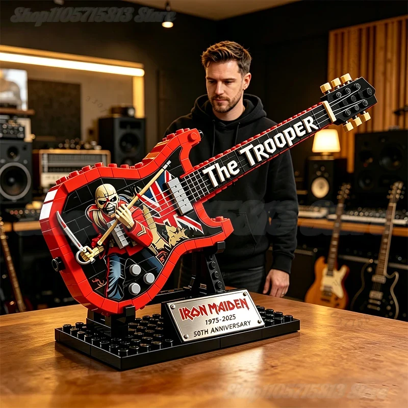 Brick Guitar Model Kit DIY Min - đánh giá và giá Model Kit Lego