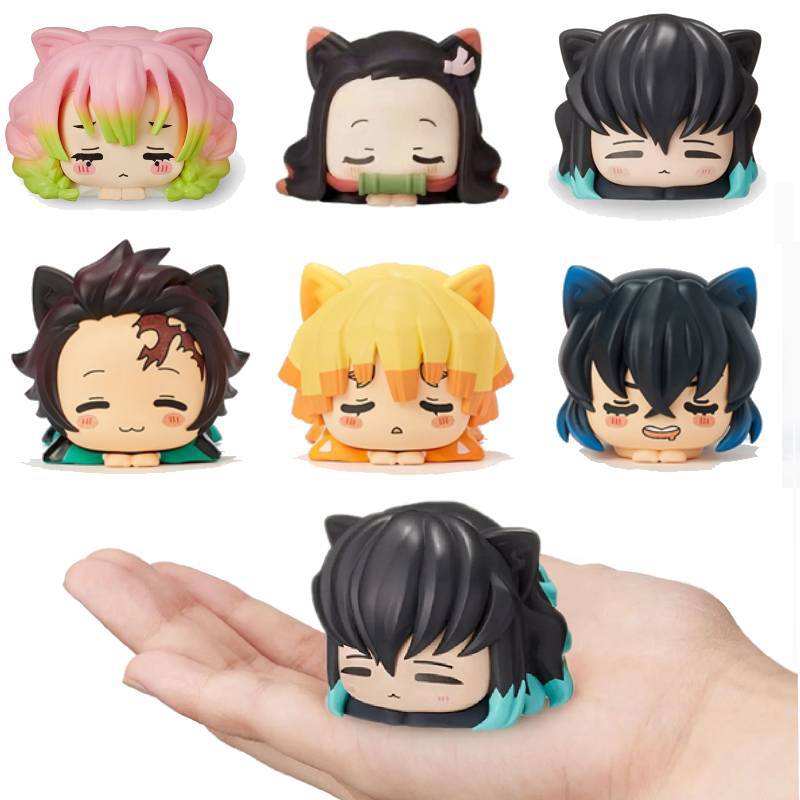 6PCS/Set Anime Demon Slayer Fi - đánh giá và giá Model Kit Zenitsu