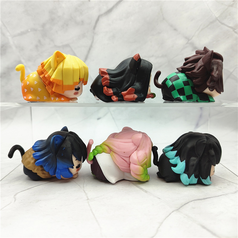 6PCS/Set Anime Demon Slayer Fi - đánh giá và giá Model Kit Zenitsu