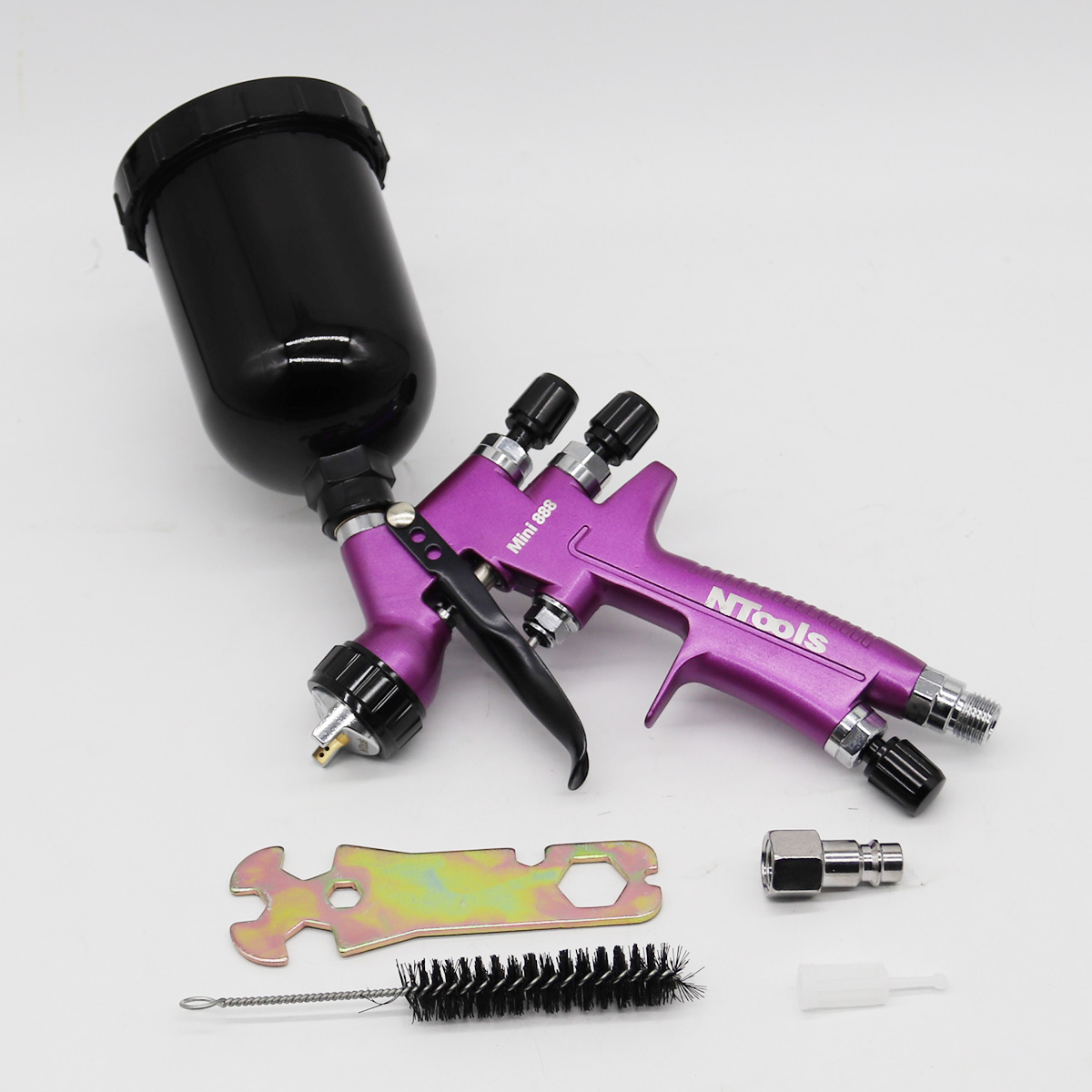 HVLP Spray Gun 0.8/1.0/1.2mm N - đánh giá và giá Spray Can Lacquer