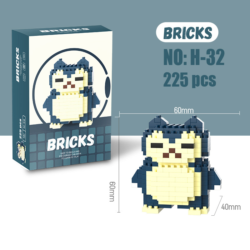 Pokemon Micro Building Blocks  - đánh giá và giá Model Kit Manual