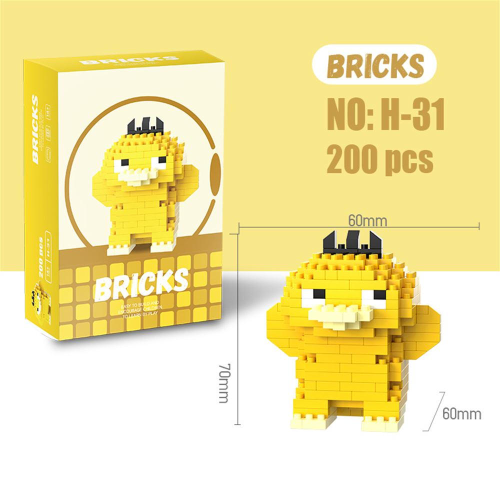 Pokemon Micro Building Blocks  - đánh giá và giá Model Kit Manual