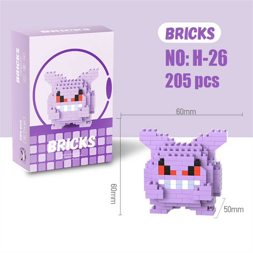 Pokemon Micro Building Blocks  - đánh giá và giá Model Kit Manual