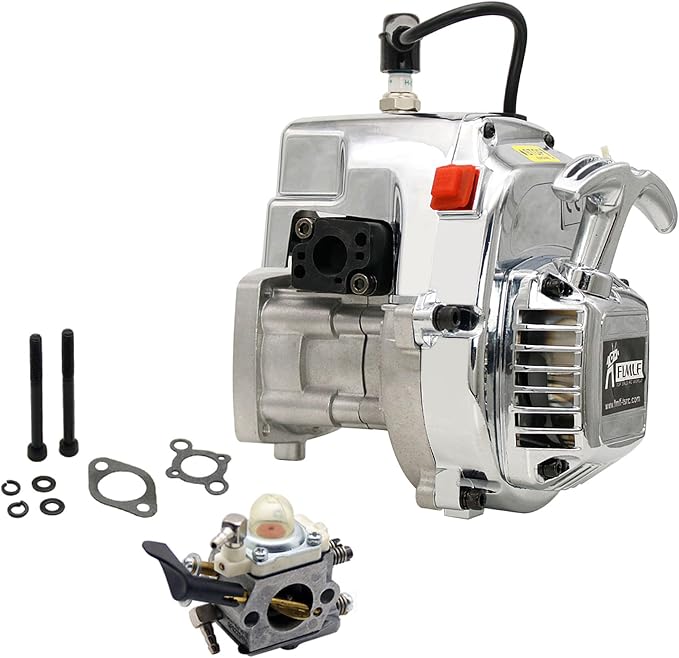 FLMLF 29CC 4 Bolt Engine Chrom - đánh giá và giá Model Kit Engine