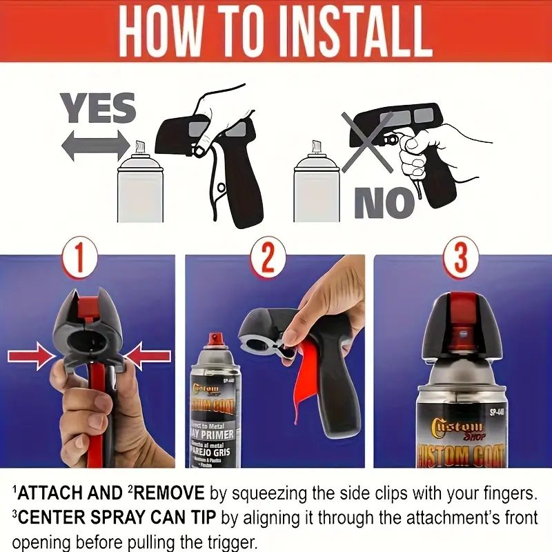 Spray Paint Gun Adapter-Ergono - đánh giá và giá Spray Can Lacquer