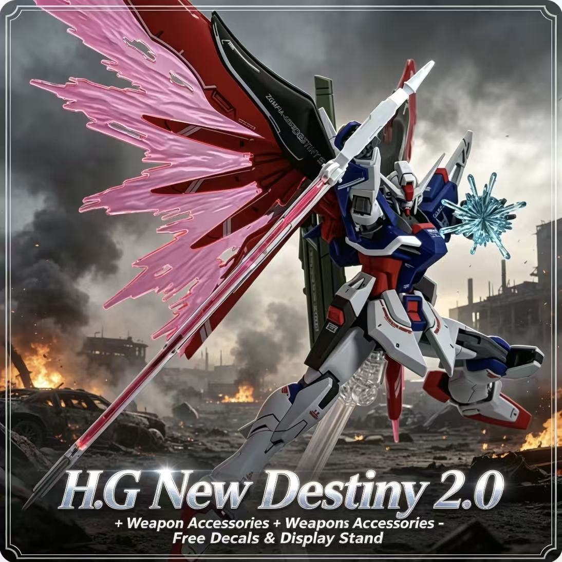 224 HG 1/144 Destiny Spec II F - đánh giá và giá Model Kit Non Gundam