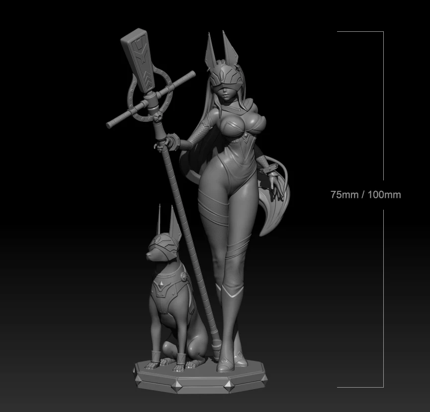 1/24 1/18 Resin Model Kits Anu - đánh giá và giá Model Kit Anubis