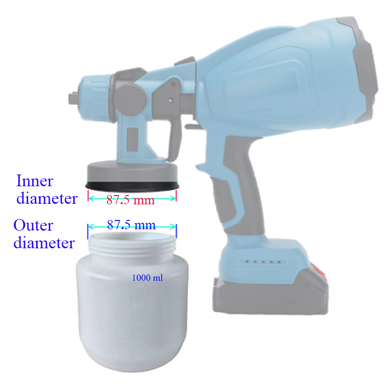 1000ml Electric Spray Gun Spar - đánh giá và giá Spray Can Lacquer