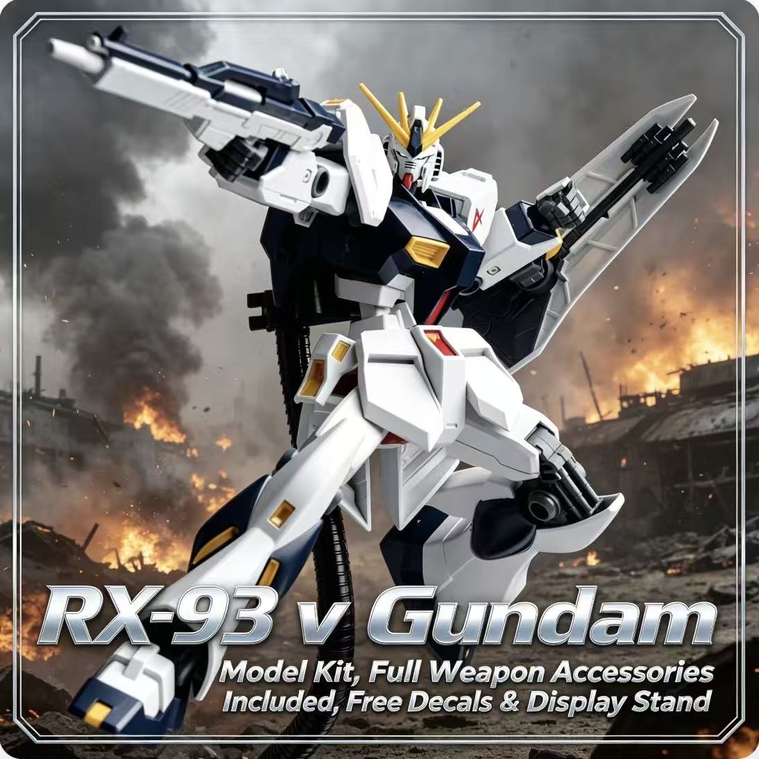 93HG 1/144 ENTRY GRADE RX-93 V - đánh giá và giá Model Kit Non Gundam
