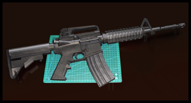 1:1 Lifesize M4A1 Colt Carbine - đánh giá và giá Model Kit Lego