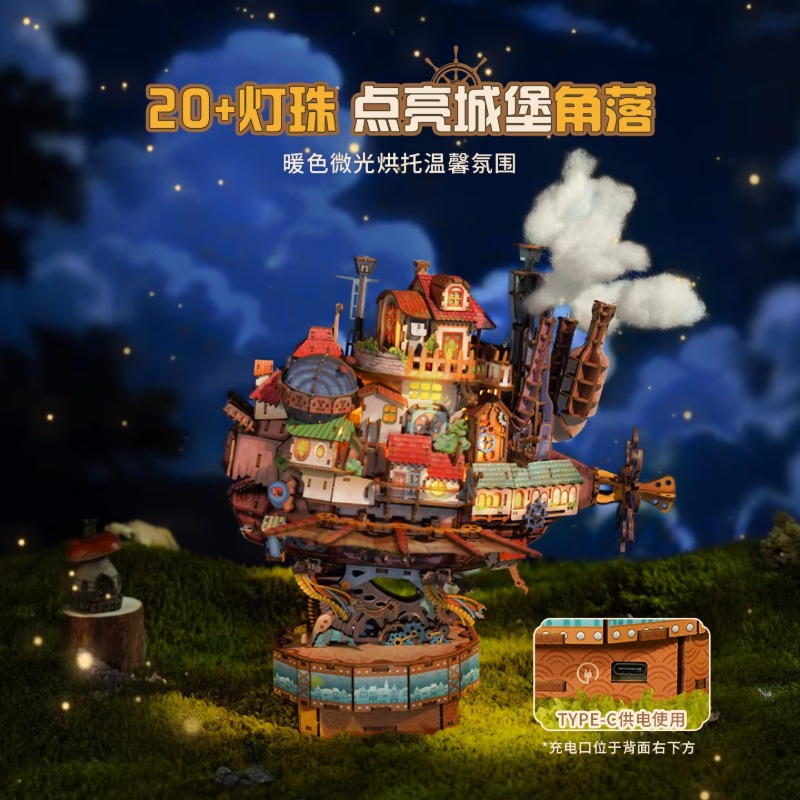 Genuine Travel Vessel Howl's M - đánh giá và giá Model Kit Manual